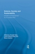 Cover: Science, Society and Sustainability - Routledge
