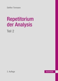 Abbildung von: Repetitorium der Analysis, Teil 2 - Hanser