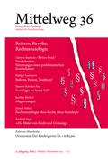 Cover: Reform, Revolte, Rechtssoziologie. Das Verh&auml;ltnis von Sozialforschung und Jurisprudenz w&auml;hrend der langen 1970er-Jahre - Hamburger Edition
