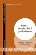 Cover: H&ouml;cke I - Deutsche Arbeit & preu&szlig;ischer Staat - Argument Verlag mit Ariadne
