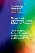 Cover: Abstraction in Experimental Design - Cambridge University Press