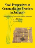 Cover: Novel Perspectives on Communication Practices in Antiquity - Brill
