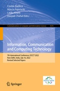 Cover: Information, Communication and Computing Technology - Springer
