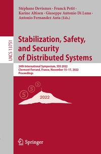 Enlarge image Cover: Stabilization, Safety, and Security of Distributed Systems - Springer