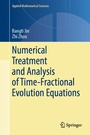 Cover: Numerical Treatment and Analysis of Time-Fractional Evolution Equations - Springer