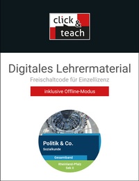 Abbildung von: Politik & Co. Sek II - Rheinland-Pfalz / Politik & Co. S II RP Sozk click & teach Box - Buchner, C.C.