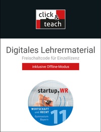 Abbildung von: startup.WR Gymnasium Bayern - G9 / startup.WR BY click & teach 11 Box - Buchner, C.C.
