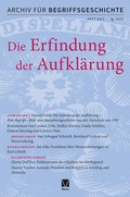 Cover: Archiv f&uuml;r Begriffsgeschichte. Band 64,1 - Meiner