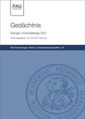 Cover: Ged&auml;chtnis - FAU University Press