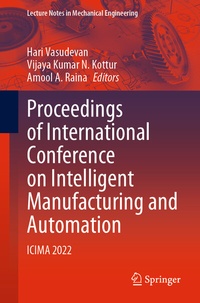 Abbildung von: Proceedings of International Conference on Intelligent Manufacturing and Automation - Springer