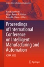 Cover: Proceedings of International Conference on Intelligent Manufacturing and Automation - Springer