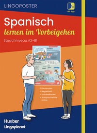 Abbildung von: Lingoposter: Spanisch lernen im Vorbeigehen - Hueber Verlag