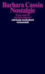 Cover: Nostalgie - Suhrkamp