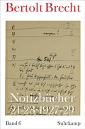 Cover: Notizb&uuml;cher 21-23 - Suhrkamp