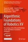 Cover: Algorithmic Foundations of Robotics XV - Springer