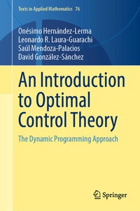 Enlarge image Cover: An Introduction to Optimal Control Theory - Springer