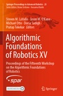 Cover: Algorithmic Foundations of Robotics XV - Springer