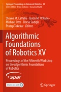 Cover: Algorithmic Foundations of Robotics XV - Springer
