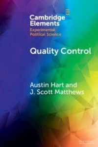 Enlarge image Cover: Quality Control - Cambridge University Press