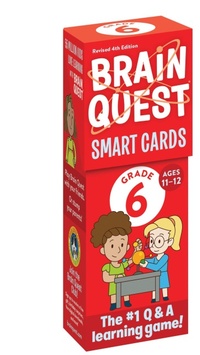 Enlarge image Cover: Brain Quest 6th Grade Smart Cards Revised 4th Edition - Workman Publishing