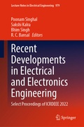 Cover: Recent Developments in Electrical and Electronics Engineering - Springer