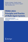Cover: PRIMA 2022: Principles and Practice of Multi-Agent Systems - Springer