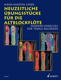 Cover: Modern Exercises for Treble Recorder - Schott Music