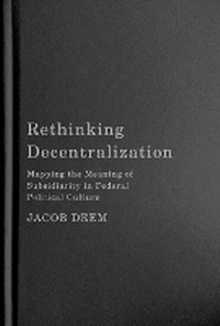 Enlarge image Cover: Rethinking Decentralization - McGill-Queen's University Press