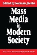 Cover: Mass Media in Modern Society - Routledge