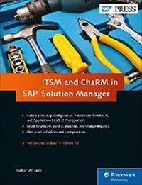 Enlarge image Cover: ITSM and ChaRM in SAP Solution Manager - SAP Press