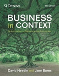 Cover: Business in Context - Cengage Learning EMEA