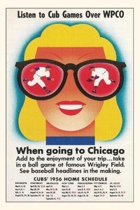 Abbildung von: Vintage Journal Chicago Cubs Schedule 1956 - Found Image Press