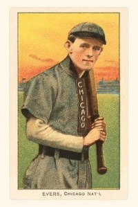 Abbildung von: Vintage Journal Early Baseball Card, Johnny Evers - Found Image Press