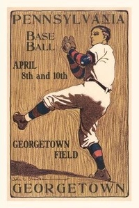 Abbildung von: Vintage Journal Georgetown Baseball Poster - Found Image Press