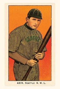 Abbildung von: Vintage Journal Early Baseball Card, Akin - Found Image Press
