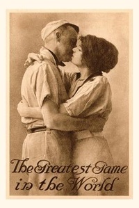 Abbildung von: Vintage Journal Baseball Couple Kissing - Found Image Press