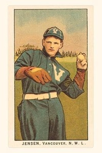 Abbildung von: Vintage Journal Early Baseball Card, Jensen - Found Image Press
