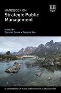 Cover: Handbook on Strategic Public Management - Edward Elgar Publishing