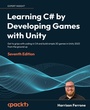 Cover: Learning C# by Developing Games with Unity - Packt Publishing
