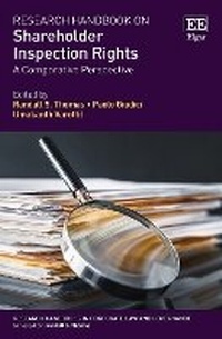 Abbildung von: Research Handbook on Shareholder Inspection Rights - Edward Elgar Publishing