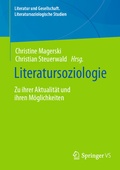Cover: Literatursoziologie - Springer VS