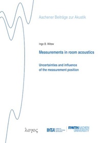 Abbildung von: Measurements in room acoustics - Logos Berlin