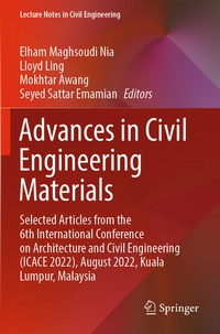 Enlarge image Cover: Advances in Civil Engineering Materials - Springer