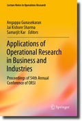 Cover: Applications of Operational Research in Business and Industries - Springer