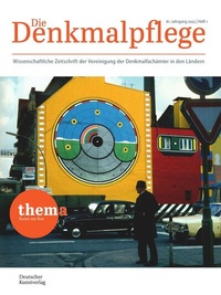 Abbildung von: Die Denkmalpflege - Deutscher Kunstverlag (DKV)