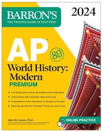 Abbildung von: AP World History: Modern Premium, 2024: Comprehensive Review with 5 Practice Tests + an Online Timed Test Option - Kaplan Publishing