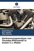 Cover: Verbrennungsanalyse von Thumba-Pflanzen&ouml;l in einem C.I.-Motor - Verlag Unser Wissen