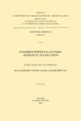 Cover: Evagrius Ponticus, Letters. Armenian Translation - Peeters Publishers