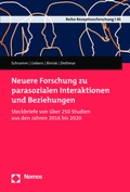 Cover: Neuere Forschung zu parasozialen Interaktionen und Beziehungen - Nomos