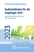 Cover: Kodierleitfaden f&uuml;r die Angiologie 2023 - medhochzwei Verlag